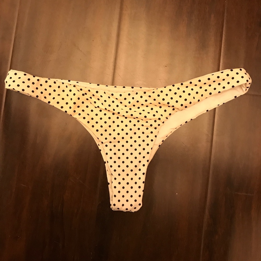 polka dot bikini bottoms